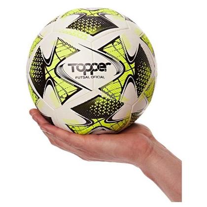 Imagem de Bola de Futebol Society Profissional Topper 22 Slick Amarela  Costura Reforçada