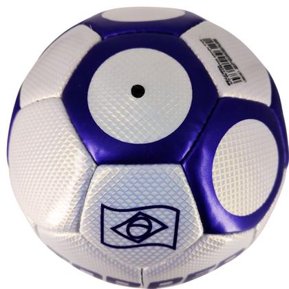 Imagem de Bola De Futebol Society Topper 90 Oficial Costurada à Mão Cor:Branco+Roxo