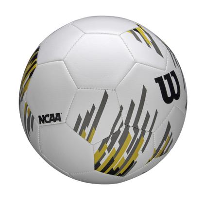 Imagem de Bola de futebol WILSON NCAA Vantage tamanho 4 branca/dourada