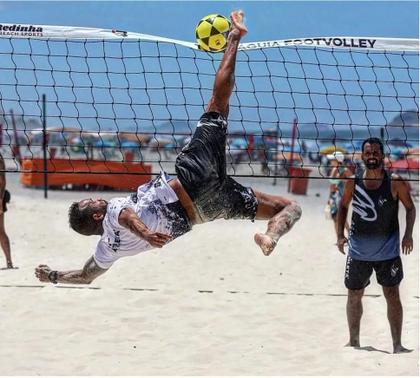Imagem de Bola De Futevôlei Vulcanizada Poker Fvt 5 Rio Pro Futmesa/Altinha