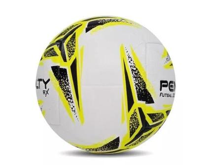 Imagem de Bola De Futsal Penalty Rx 200 Xxi - Branco/Preto/Amarelo
