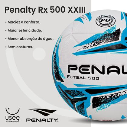 Imagem de Bola De Futsal Salão e Quadra Rx 500 XXIII Penalty