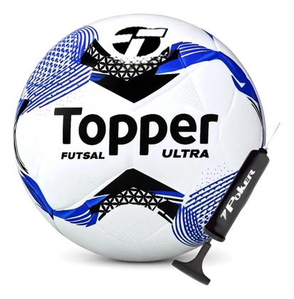 Imagem de Bola de Futsal Topper Ultra Salão Colagem Dupla + Bomba