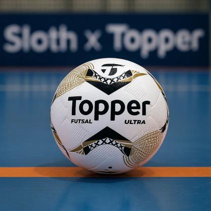Imagem de Bola de Futsal Topper Ultra Salão Colagem Dupla Oficial