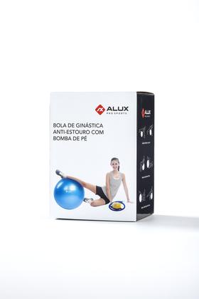 Imagem de Bola de ginástica Premium -55cm com bomba de pé Alux Gym Ball