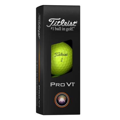 Imagem de Bola de golfe Titleist Pro V1 amarela
