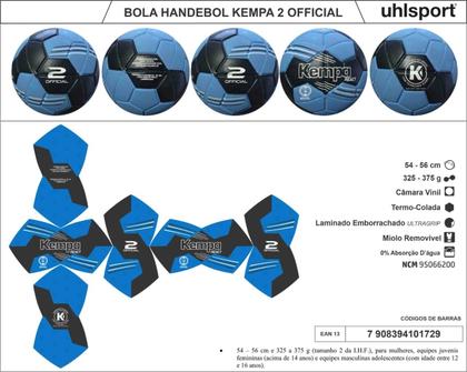 Imagem de Bola de Handebol Kempa React H2