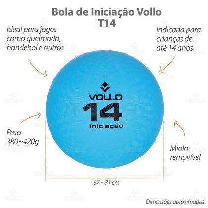 Imagem de Bola De Iniciação T14 Queimada Vollo