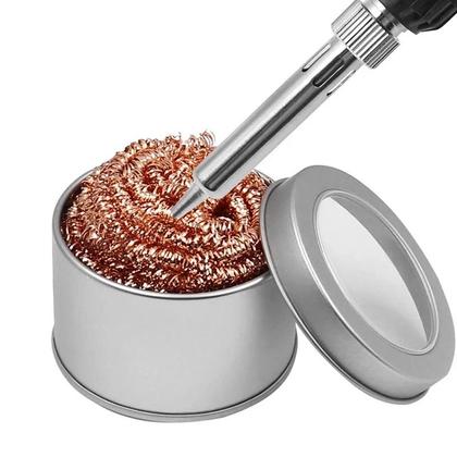 Imagem de Bola De Limpeza De Fio De Cobre Para Absorção De Resíduos De Soldagem, Limpador De Fio De Aço Para