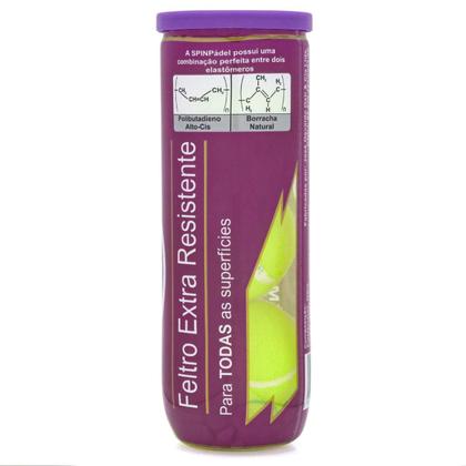 Imagem de Bola de Padel Spin Extra Tubo com 03 Bolas