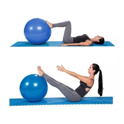 Imagem de Bola de pilates 65cm, com bomba de encher