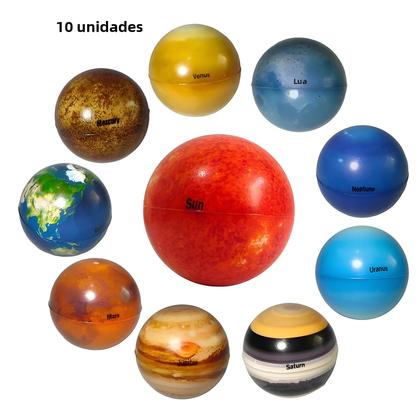 Imagem de Bola De Quebra-Cabeça Do Sistema Solar Para Crianças Com Oito Planetas Brinquedo Educacional De