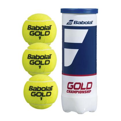 Imagem de Bola de Tênis Babolat Gold Championship - 06 Tubos c/ 3 Bolas Cor:Amarelo