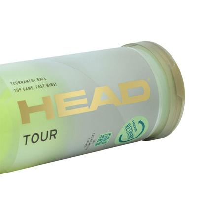Imagem de Bola de Tênis Head Tour - Pack com 6 tubos