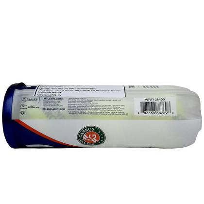 Imagem de Bola de Tênis Wilson Roland Garros All Court 12 Tubos