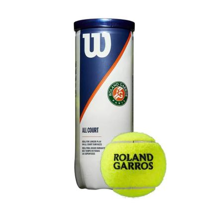 Imagem de Bola de Tênis Wilson Roland Garros - All Court - Caixa c/ 24 Tubos