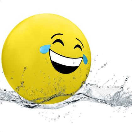 Imagem de Bola De Vinil Infantil Inflável Grande Praia Piscina Festa Emoji 