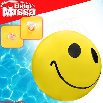 Imagem de Bola De Vinil Infantil Inflável Grande Praia Piscina Festa Emoji 