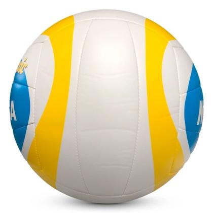 Imagem de Bola de Vôlei de Praia Mikasa BV543-YSB Branco, Amarelo e Azul