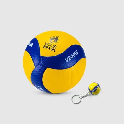 Imagem de Bola de Vôlei Mikasa V200W Amarelo e Azul