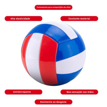 Imagem de Bola de Vôlei Profissional Praia e Quadra Tamanho Oficial N5 Volei De Praia