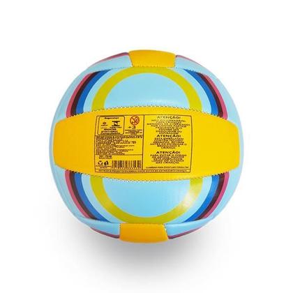 Imagem de Bola De Vôlei Quadra/Praia Tamanho Padrão - ul E Amarelo