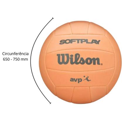 Imagem de Bola De Voleibol Avp Soft Play Quadra 18 Painéis- Wilson