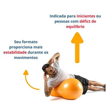 Imagem de Bola Feijão Laranja 45CMX90CM