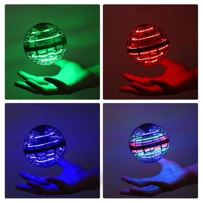 Imagem de Bola Flutuante Hover Ball Kidsjoy 2024 com Luzes RGB Vermelhas