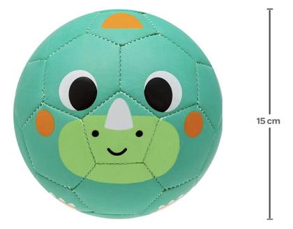 Imagem de Bola Futebol Bebê Mini Dino 13cm Atóxica TPU Borracha