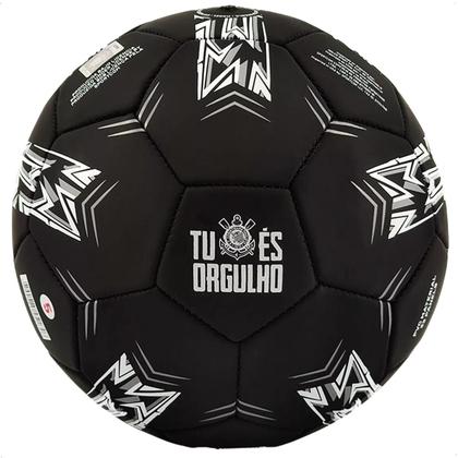 Imagem de Bola futebol campo corinthians estadios preta 2024 oficial