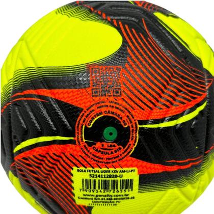Imagem de Bola Futebol De Salão Futsal Quadra Esportiva Jogo Treino Penalty Lider Xxv