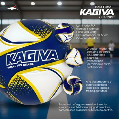Imagem de Bola Futsal Kagiva F5 Brasil Sub 13