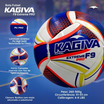 Imagem de Bola Futsal Kagiva F9 Extreme PRO Oficial Federação