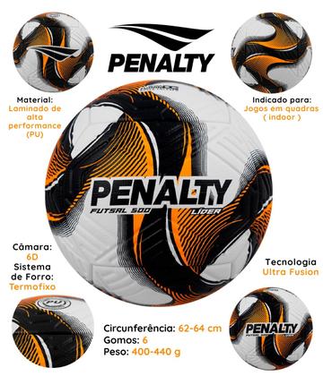 Imagem de Bola Futsal Penalty Líder Oficial Quadra Futebol Salão