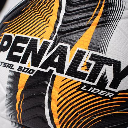 Imagem de Bola Futsal Penalty Líder XXV Branco/Laranja