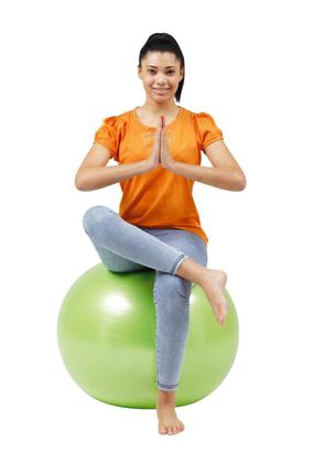 Imagem de Bola Gymnic Plus 75 cm Verde perolizada Italiana Produto Original