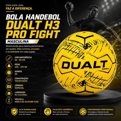 Imagem de Bola handebol dualt h3 pro fight masculina