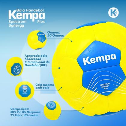 Imagem de Bola Handebol Kempa Spectrum Synergy Plus - Tam 1