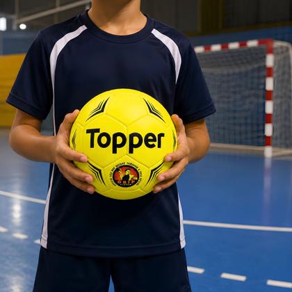 Imagem de Bola Handebol Topper Hand T1 Pro Costurada