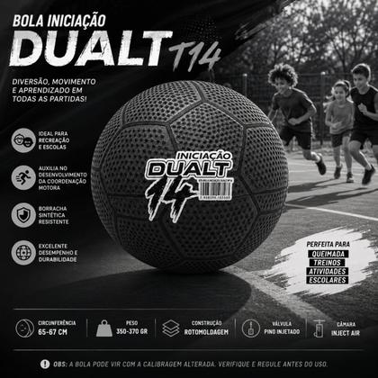 Imagem de Bola iniciação dualt numero 14 / preta