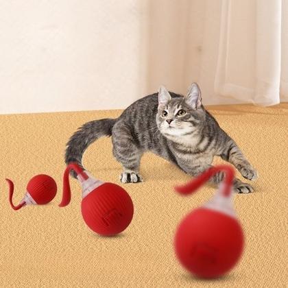 Imagem de Bola Interativa Eletrônica Pet Gato Bolinha Giratória