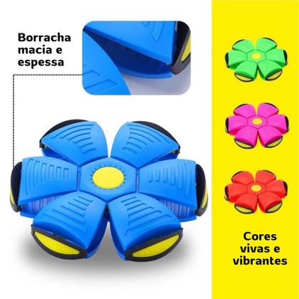 Imagem de Bola Mágica Disco Voador Bola Maluca Bola Voadora Ufo Grande Brinquedo Com Luz Led