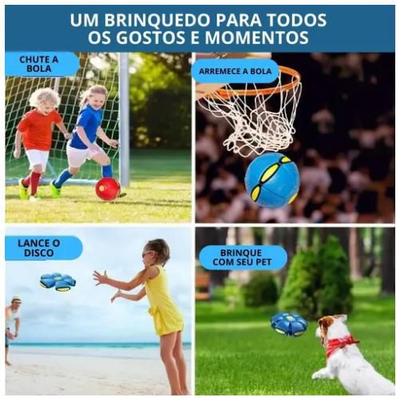 Imagem de Bola Mágica Disco Voador Brinquedo Ao Ar Livre Bola Maluca para Crianças e Pet Rosa