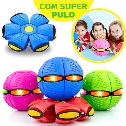 Imagem de Bola Mágica Disco Voador Frisbiee Led Criança Pet Animais Correr Distrair Cão - Napi