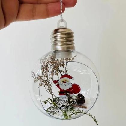 Imagem de Bola Mini Globo Led Luz Pendente Para Árvore Natal Enfeite