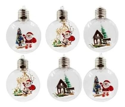 Imagem de Bola Mini Globo Led Luz Pendente Para Árvore Natal Enfeite