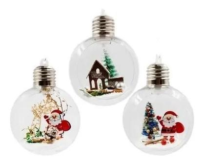 Imagem de Bola Mini Globo Led Luz Pendente Para Árvore Natal Enfeite