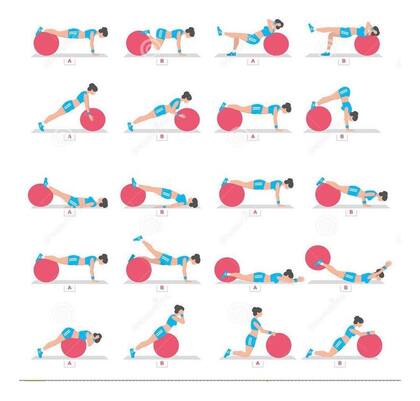 Imagem de Bola Para Alongamento Yoga Pilates Exercícios Treino 65cm