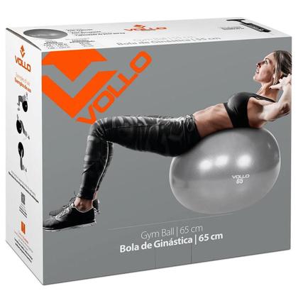 Imagem de Bola Pilates Com Bomba 65cm Vp1035 Vollo
